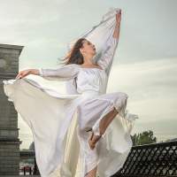 белое платье 3 Летящее платье фотосессия в городе Калининград